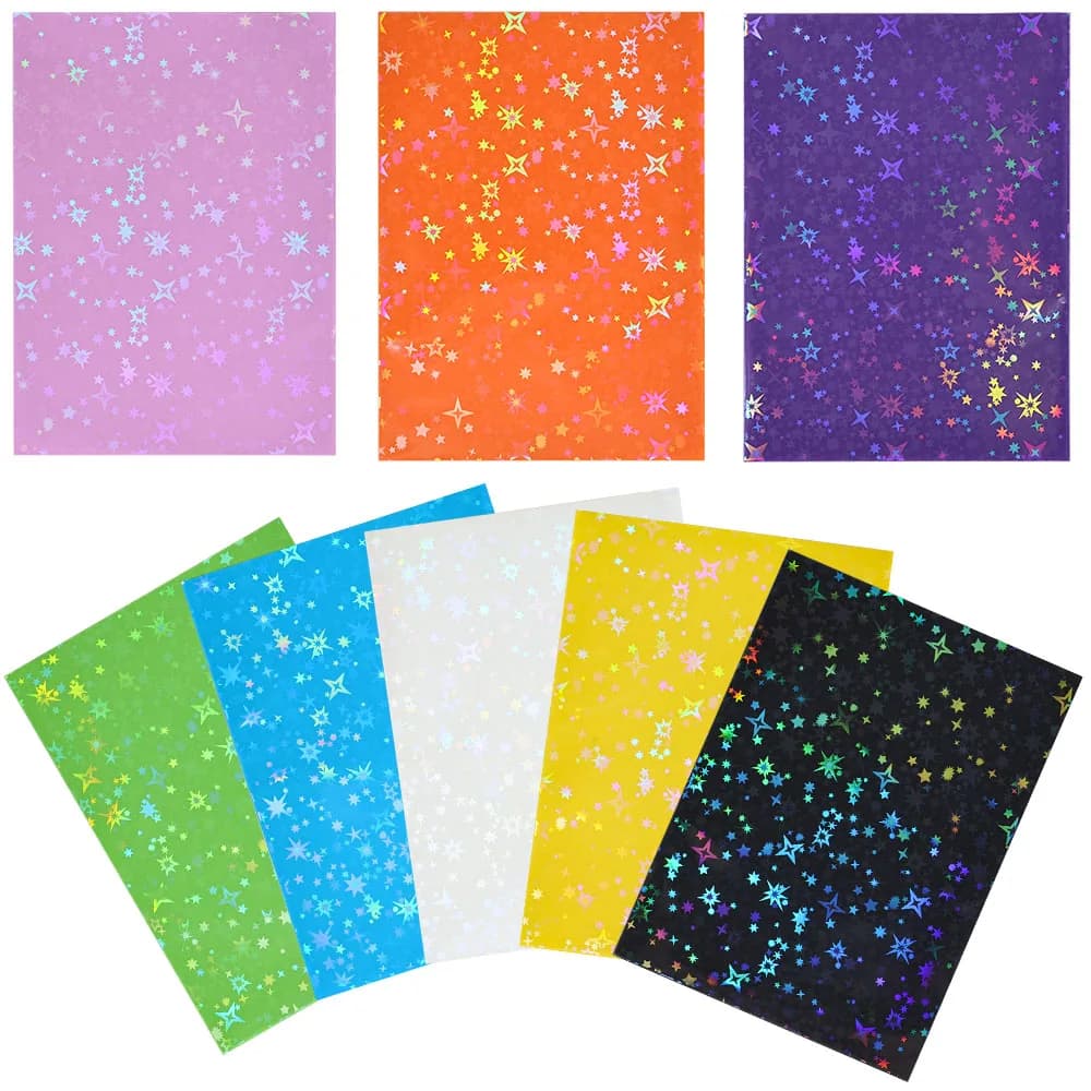120PCS 66*91mm olografica pellicola per carte collezionabili maniche laser lampeggiante buste per carte da gioco per MTG Star Shine Kpop protezione della carta