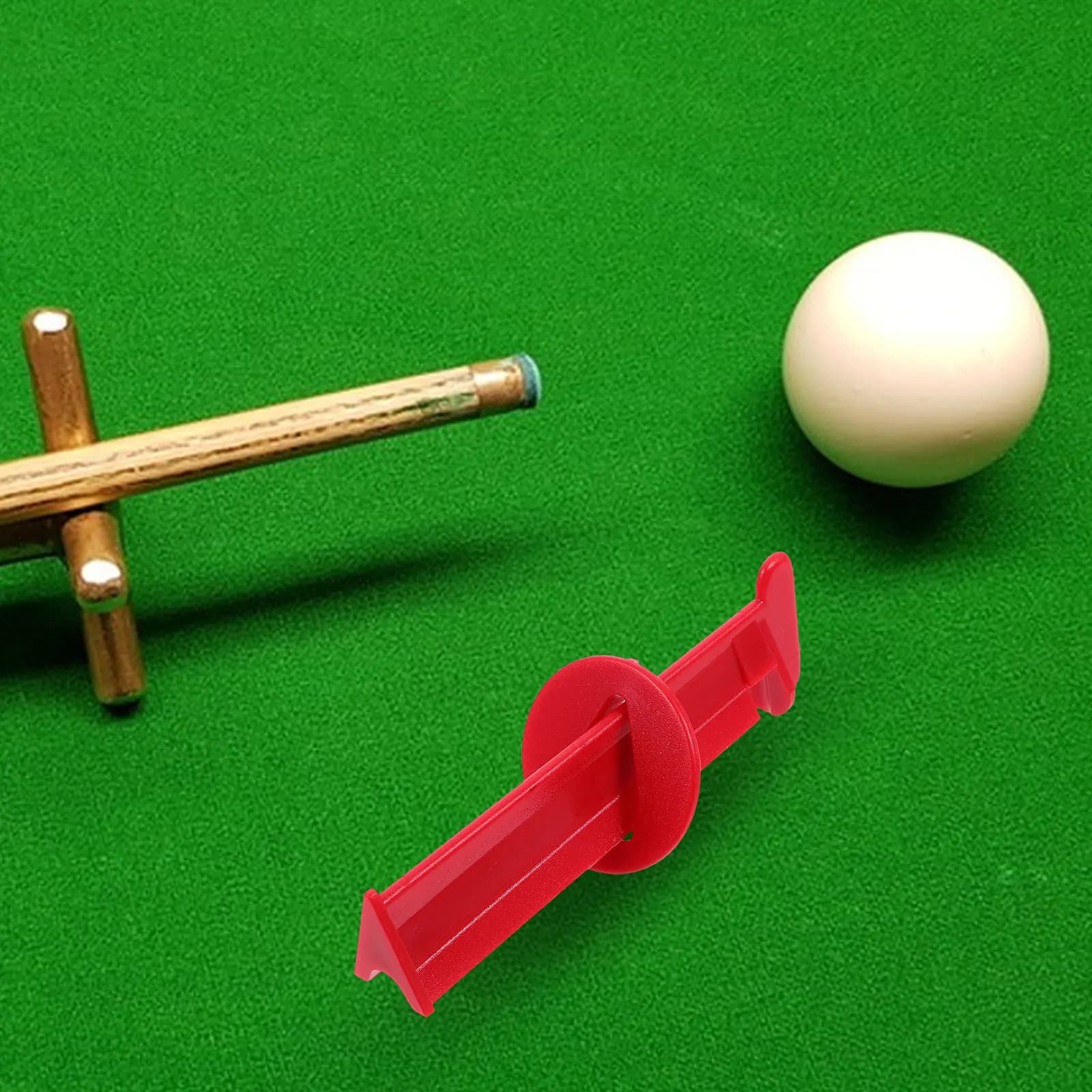 2Pcs Red Pool Cue Tip Repair Tool Billiard Maintenance Kit Universal Fit Compact Design for on The Go Repairs Cue Repair Kit