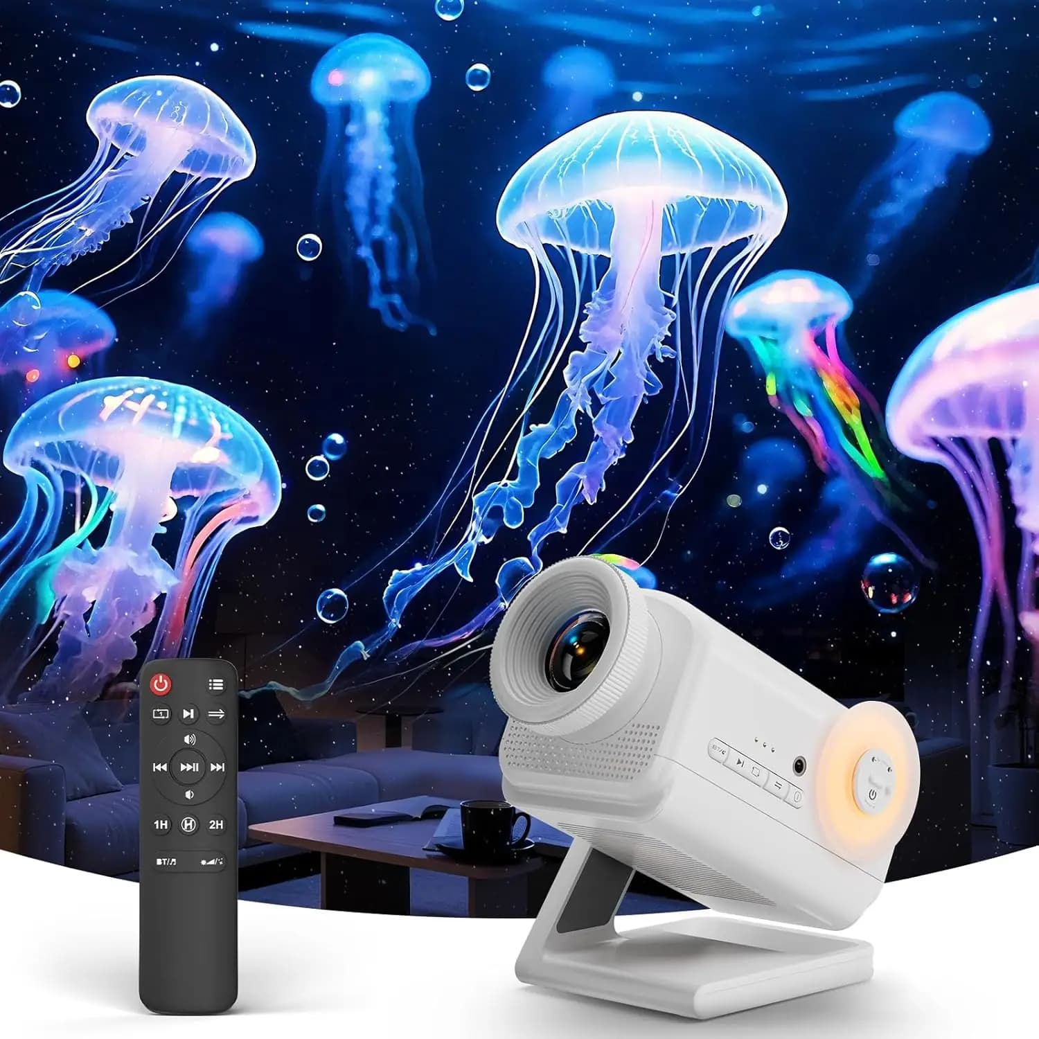 Proiettore Galassia 3D HD con Altoparlante Bluetooth, Telecomando, Timer, Luce Notturna per Decorazione Camera dei Bambini e Regali di Compleanno
