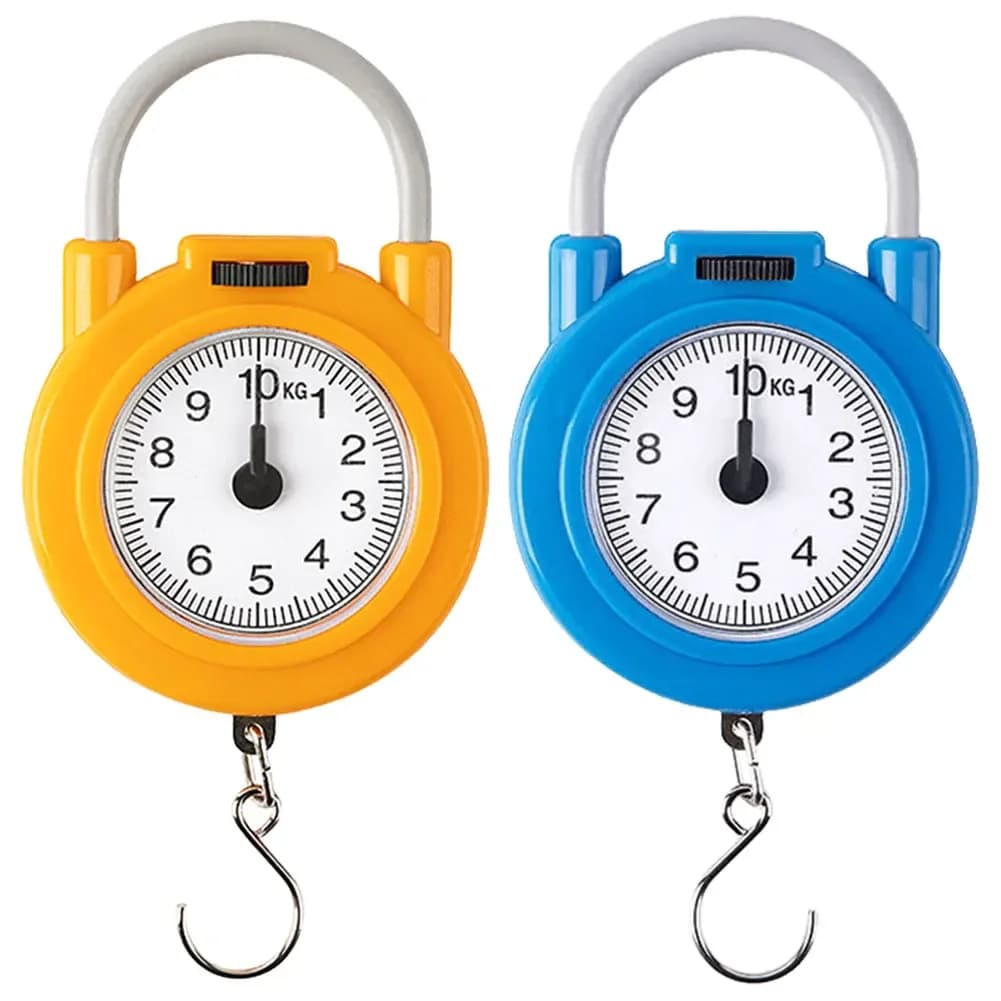 10KG Digital Electronic Hanging Hook Scale 0.1KG Fishing Scale Portable Travel Luggage Weighing Scale Handle Kitchen Tool