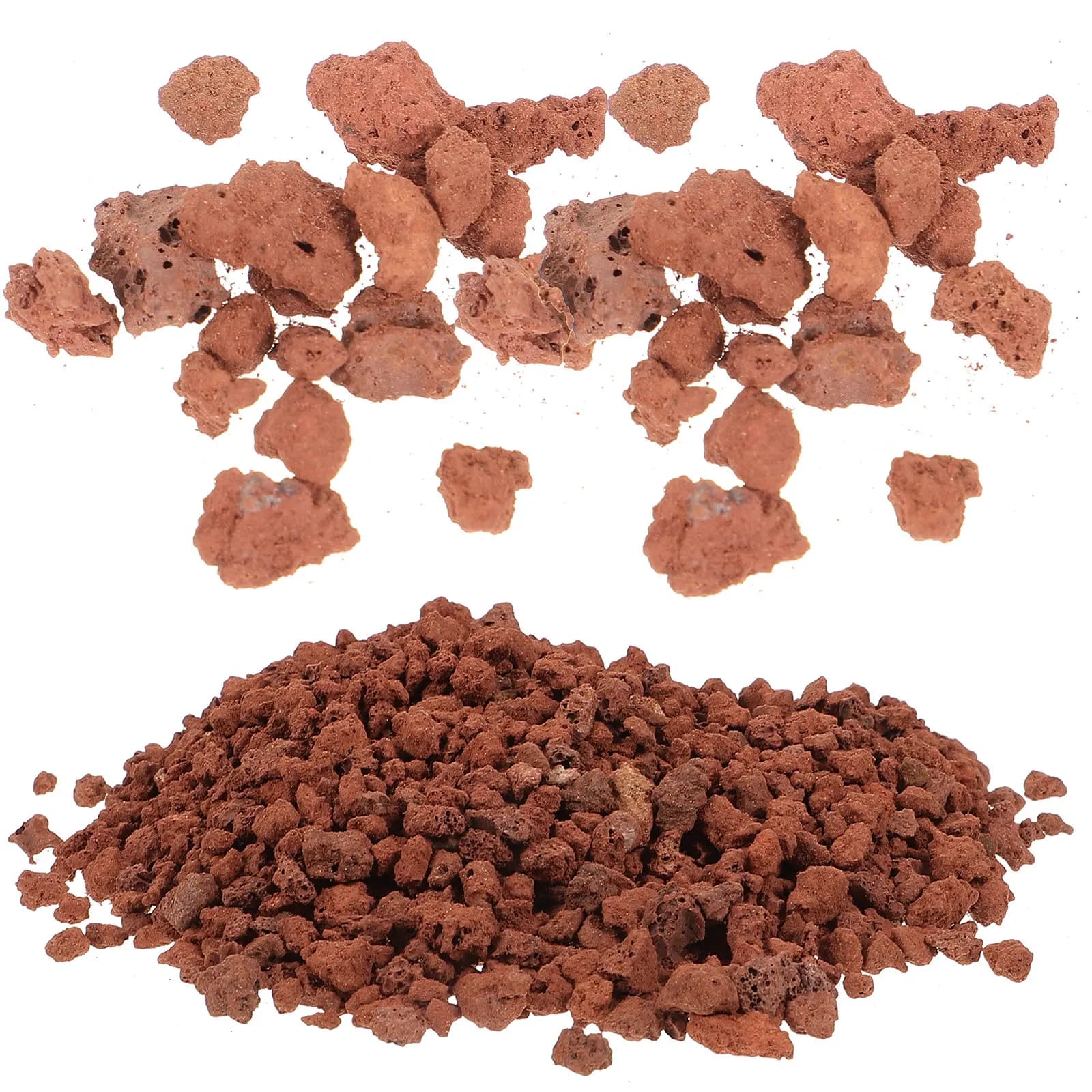 5 Confezioni di Rocce Vulcaniche Naturali per Decorazione Giardino, Acquario, Vaso Bonsai, Pietra Vulcanica per Piante in Vaso e Acquatiche