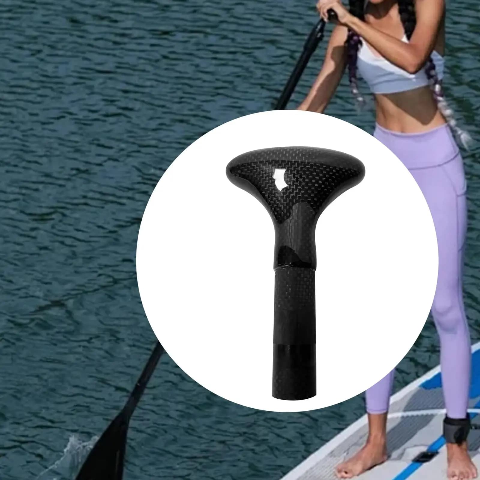 Maniglia per pagaia per kayak per pagaia da 23 mm Impugnatura per pagaia per canoa facile da installare