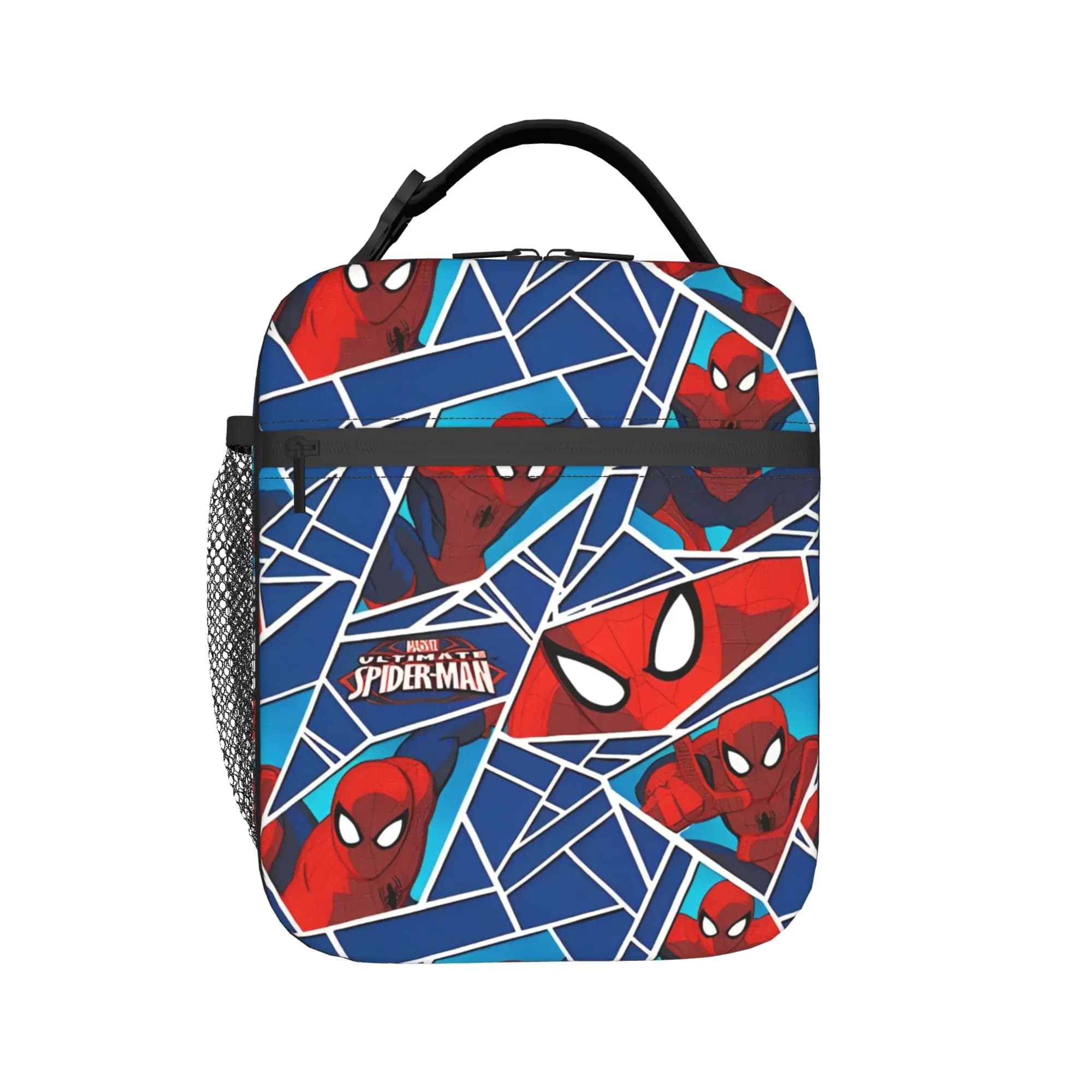 Spiders-Mans Insulated Lunch Bag Cooler Bag Reusable,Meal Container Multi-hero Shards Portable Lunch Box Tote Bento Pouch