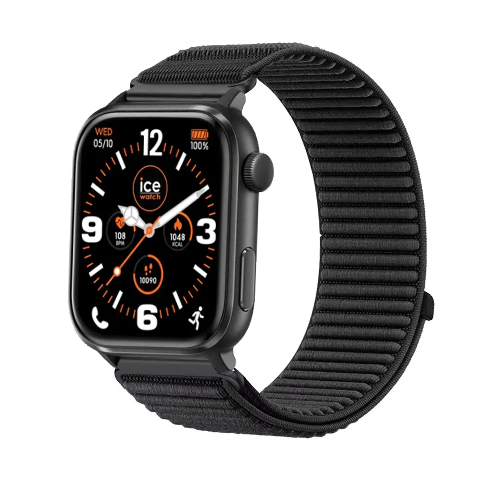 Nylon band for ICE SMART 3.0 strap (1,78), soft velcro nylon elastic strap