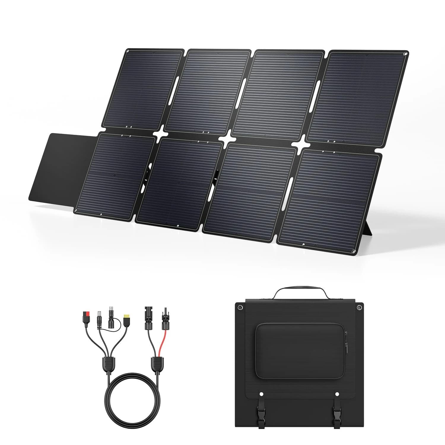 240W Portable Solar Panel for Power Station, Ultra Light Foldable Solar Panel Kit, 25% High Efficiency, IP65, Custom