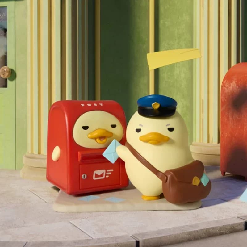 POPMART Mini DUCKOO Citywalk Series Mystery Blind Box Unpack Surprise Adorable Doll Anime Figure Desktop Set