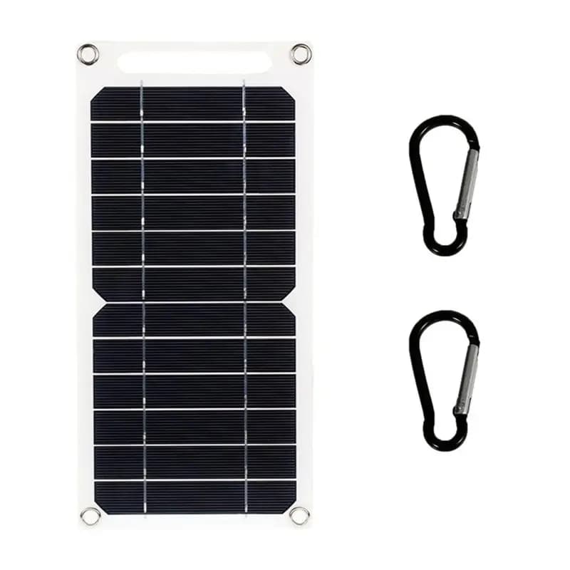 Pannello Solare A29F-6W con USB, Sistema di Ricarica Solare per Escursioni all'Aperto, Kit Pannello Solare per Telefoni Cellulari, Power Bank e Orologi