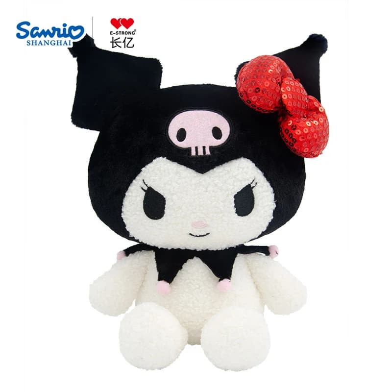 Peluche Sanrio Hello Kitty Kawaii Rose My Melody da 22-30 cm, Giocattolo Anime, Regalo di Compleanno per Bambini