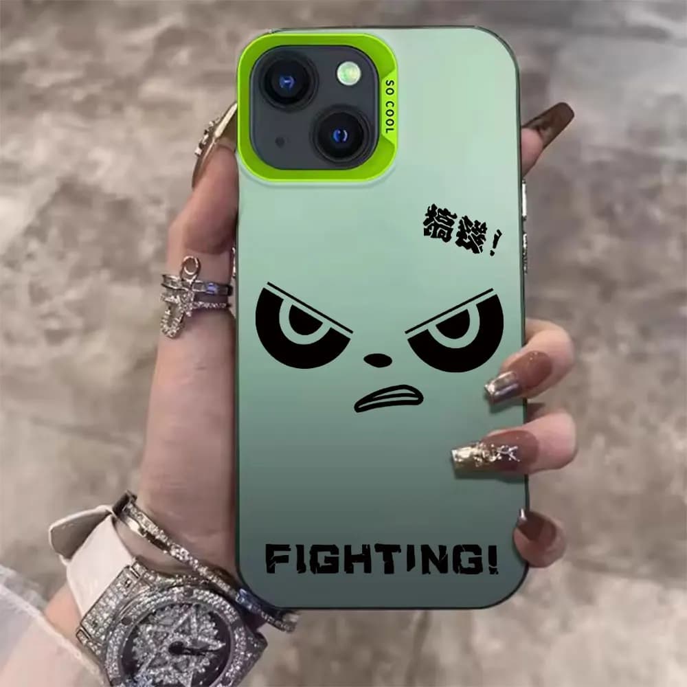 Custodia per telefono IMD in argento alla moda per iPhone 17 16 15 14 13 12 11 Pro Xs Max Mini 8 7 Plus 16e 17e Air X XR antiurto