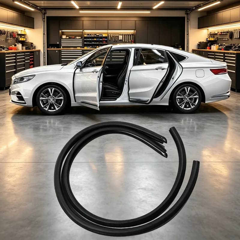 Car Door Edge Seal Strip B-pillar Sealing Strip 90CM Car Rubber Weatherstrip Sound Insulation Sealing Strips Car Accessories