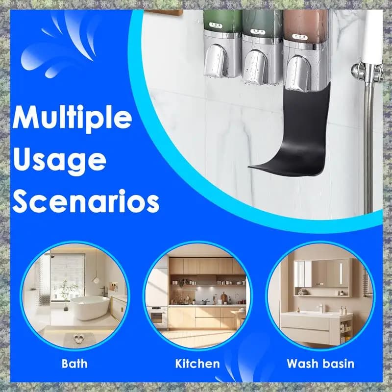 Vassoio antigoccia WON per dispenser automatico di sapone, montaggio a parete e dispenser, previene gocciolamento e spruzzatura