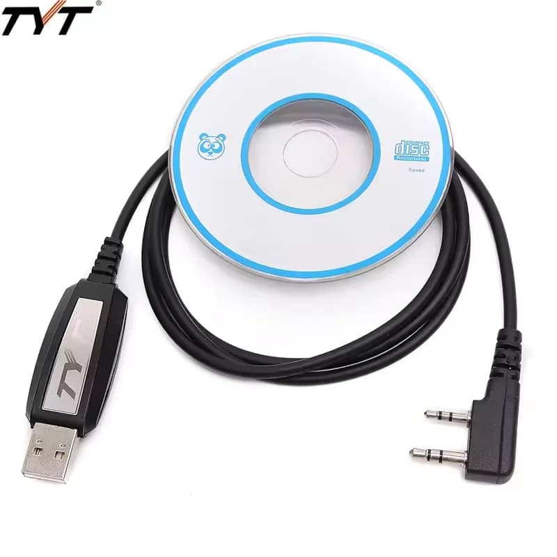 TYT TH-UV8000D Cavo di programmazione USB Driver CD Win10 per radio bidirezionale TYT TH-F8 DM-UVF10 TH-UV8000D/E Walkie Talkie Ham Radio