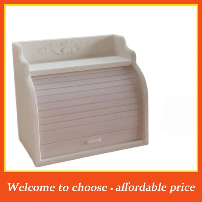 Xm 1Pc 1/12 Mini Tapparella per Casa delle Bambole, Modello Scatola Porta Pane Europea, Scatola Contenitore per Casa delle Bambole, Decorazione Stoviglie, Giocattolo, Accessorio per Casa delle Bambole