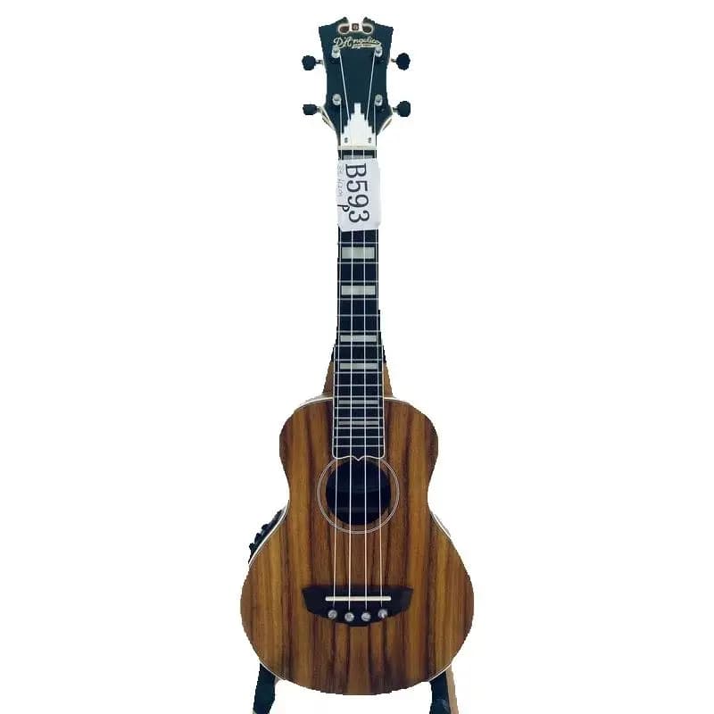B593 Professional 23" Concert Acacia Ukulele Acoustic Electric with EQ Tuner 4 String Hawaiian Guitar Ukelele Instrument