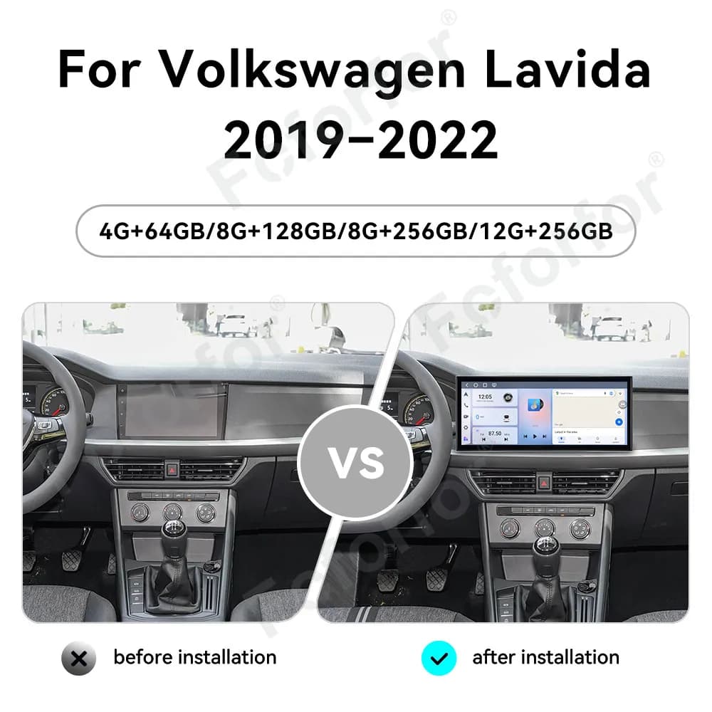 Schermo Verticale da 15,8 Pollici per Auto Multimediale Volkswagen Lavida 2019-2022, Stereo GPS, Carplay Wireless, Android Auto, 4G LTE