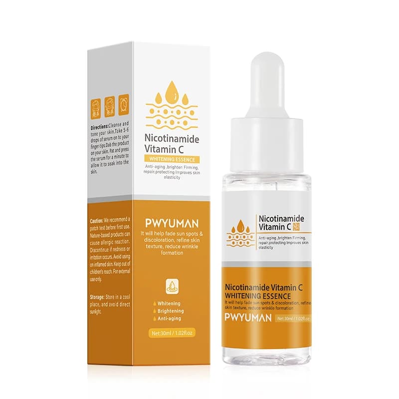 Vitamin C Whitening Lentiggine Siero Viso Nicotinamide Remove Melasma Dissolvency Macchia Scura Melanina Illumina Skin Care Products