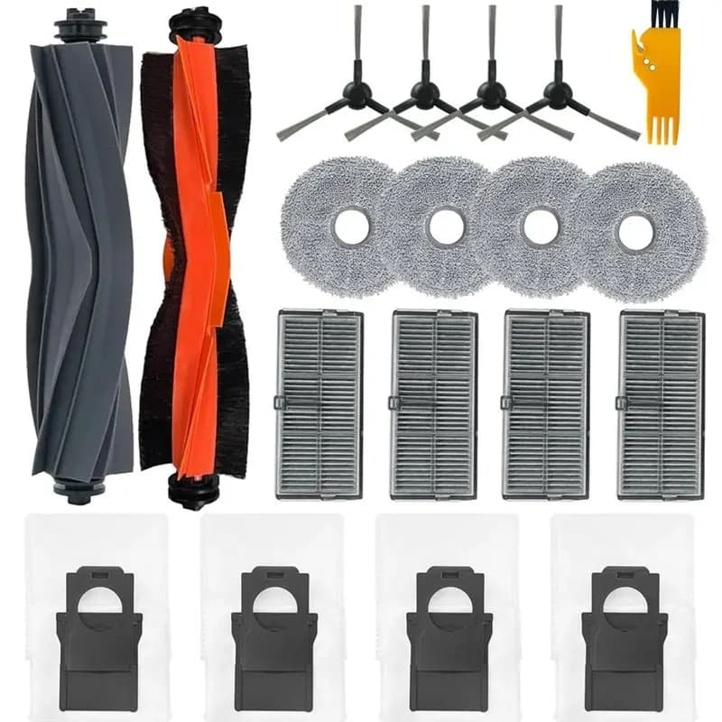 ABBZ-Replacement Set For Dreame X30 Ultra/L30 Ultra /X30 Pro Ultra/X30 Pro Plus Vacuum Cleaner Parts Main Brushes Filters Dust B