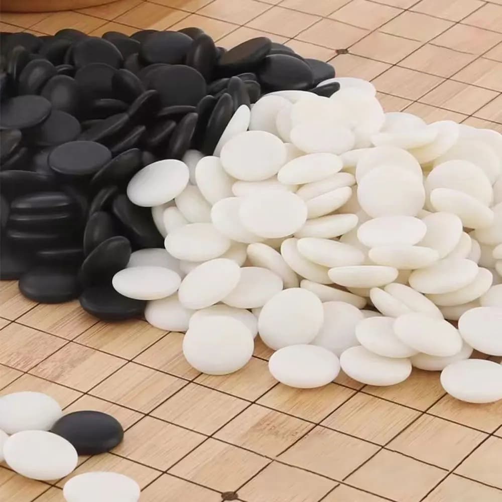 361 Pezzi Gobang Weiqi Go Gioco Principiante Concorso Principiante Ingresso Livello Nero Bianco Pezzi degli Scacchi Famiglia Per Il Tempo Libero Giocattoli UG376