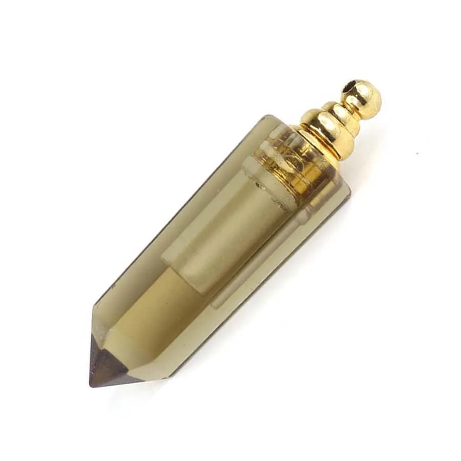 Ciondolo diffusore di profumo in pietra esagonale di cristallo per collana da donna, fai da te, ametista naturale, quarzo, fluorite, gioielli da uomo, senza catena