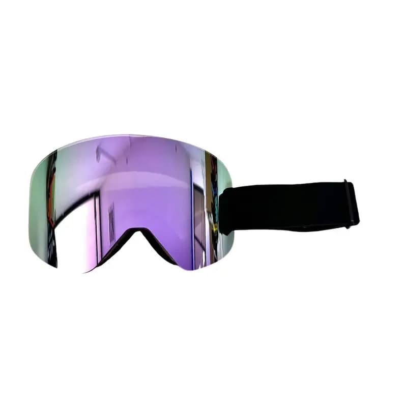 Men's and women's magnetic ski goggles, anti-fog protective eyewear set