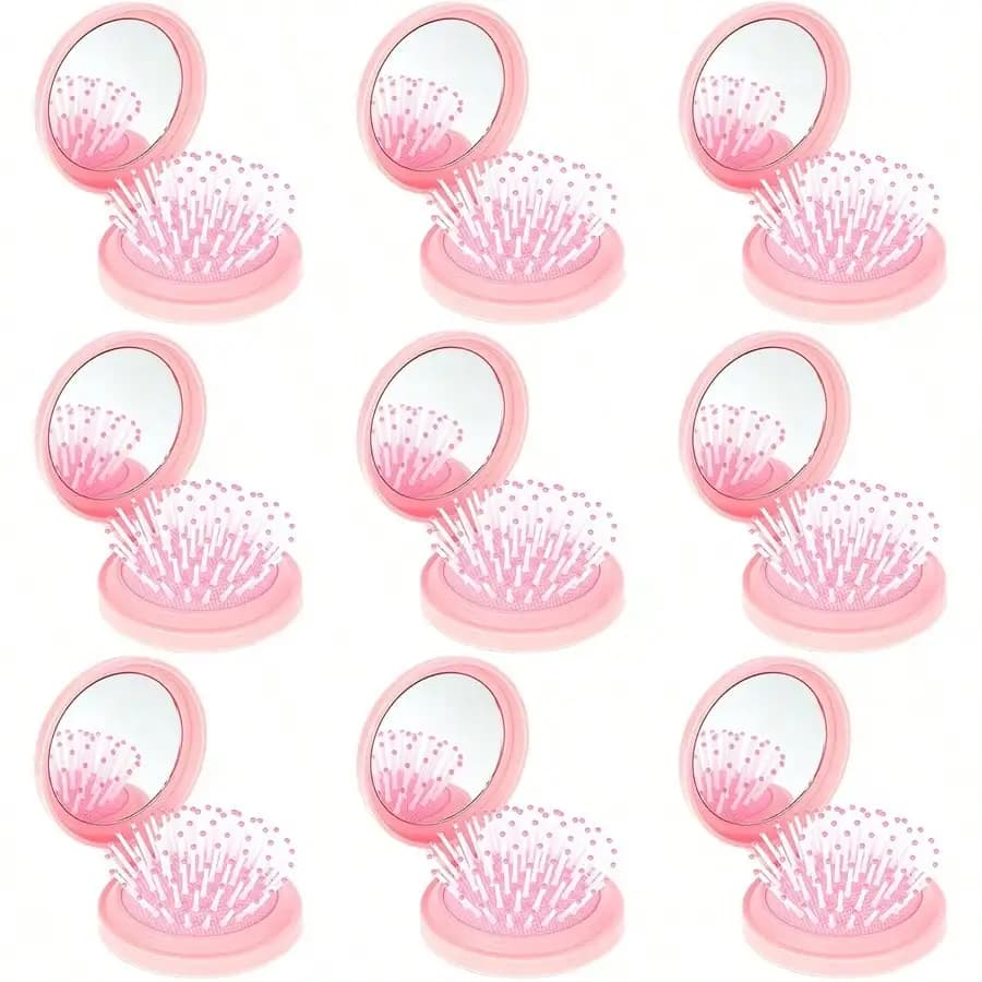 1 pettine ovale per massaggio con cuscino d'aria, materiale plastico, districa facilmente i capelli, adatto per asciugatura con phon e stiratura, spazzola con cuscino d'aria per tutti i tipi di capelli, inclusi spessi/ricci/finti/lunghi/corti, utilizzo su capelli asciutti e bagnati, unisex. Questo pettine è un accessorio indispensabile per lo styling dei capelli