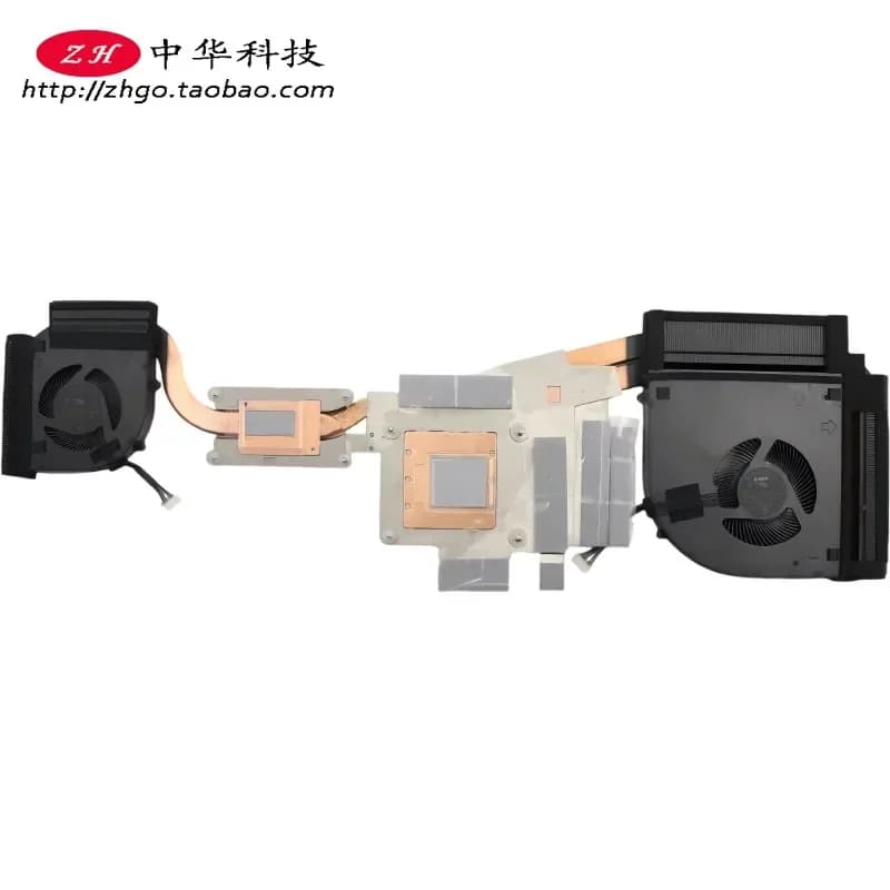 CPU Heatsink and Fan Assembly for Lenovo ThinkPad P73 N19E RTX Graphics Card 02DM018