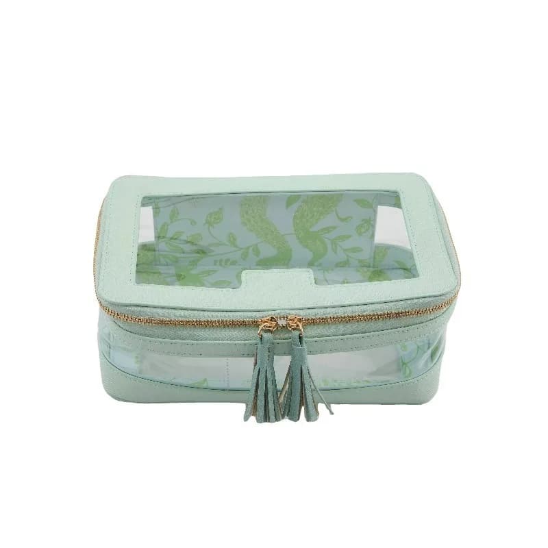 Factory Wholesale Foldable Modern Zipper Portable Storage Bag Multifunctional Mahjong Tile Organizer Large Capacity Cosmetic