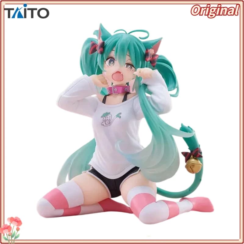TAiTO Desktop Cute Piapro Hatsune Miku Cat Ear T-shirt Models Toys