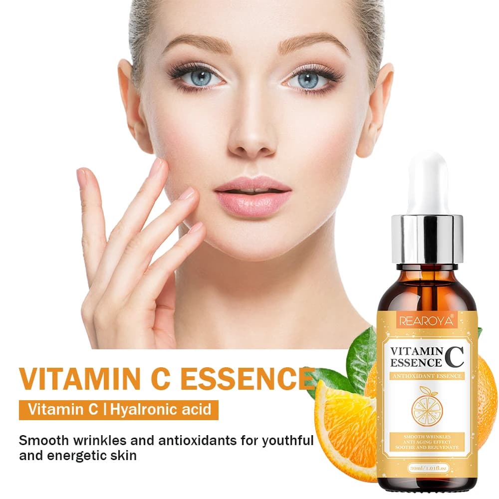 Vitamin C face antioxidant nutrient moisturizing essence repair Lifting firming wrinkles smooth Anti-aging facial skin care