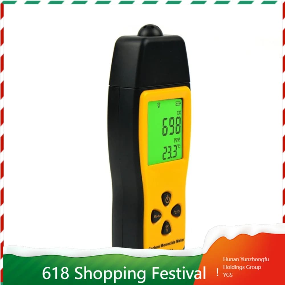 Portable AS8700A Combustible Gas Detector Carbon Monoxide Tester Natural Coal Gas Leakage Alarm Device
