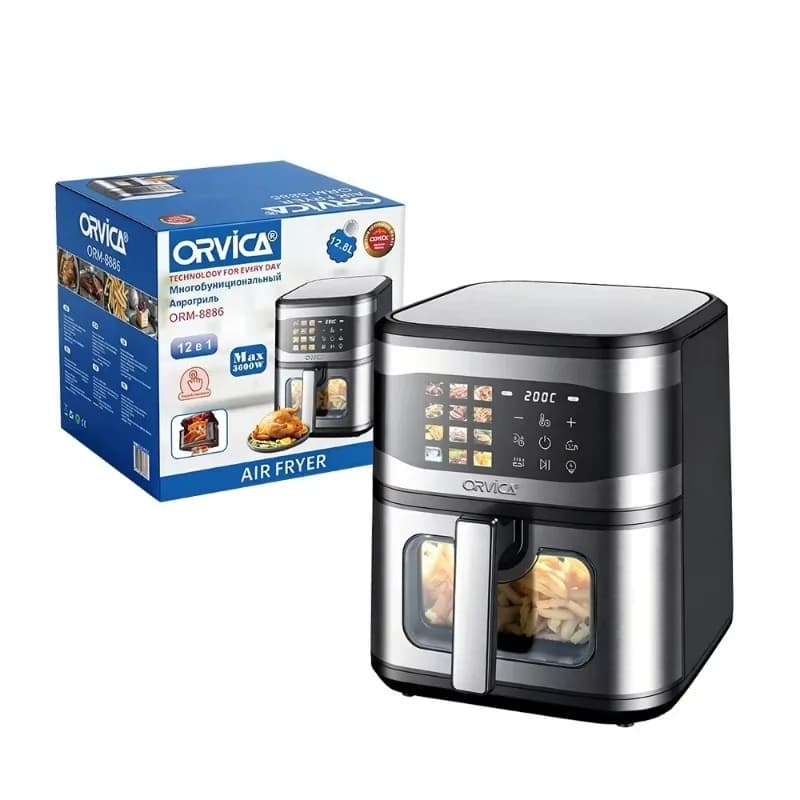 Airo Digital Smart Air Fryer German Digital Multi-functional Oven for Household Outdoor Use ORM-8886