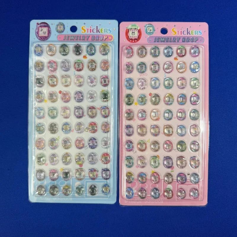 Adesivi 3D in Rilievo Tamagotchi Giapponesi in Offerta, Decorazione per Cover di Cellulari, Giocattolo per Bambini, Adesivi per Scrapbooking, Regalo