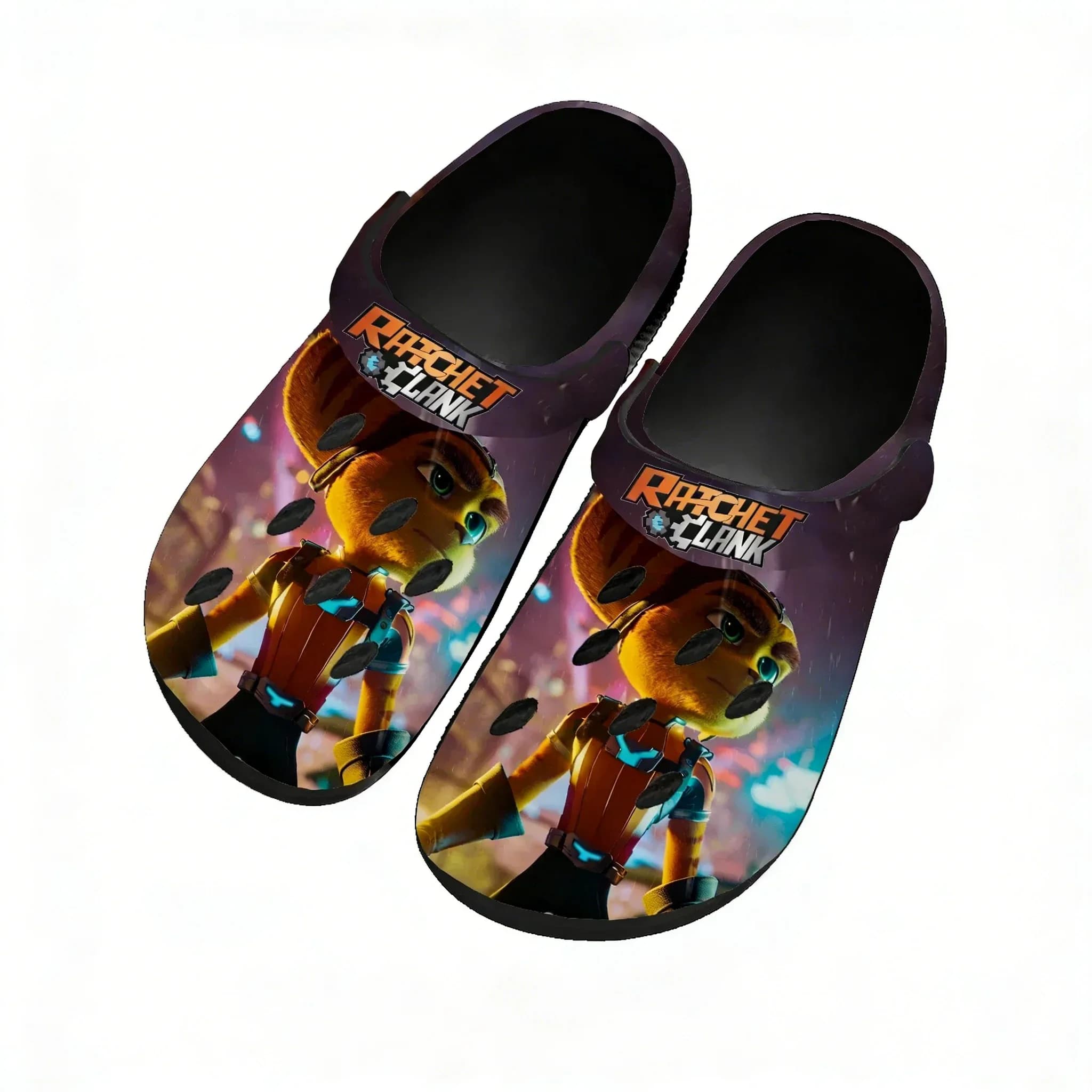 Ratchet Clank Rift Apart Water Shoes Mens Womens Comfortable Home Garden Clogs Customizd Sandals Beach Breathable Hole Slippers
