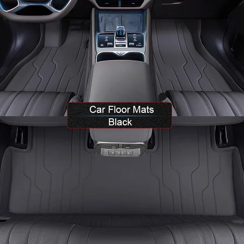 Personalized Nappa Leather Car Foot Protecting Zerbino Auto Anti-Slip For BYD SEALION 7 EV 2024-Present Floor Waterproof Pad Accessory