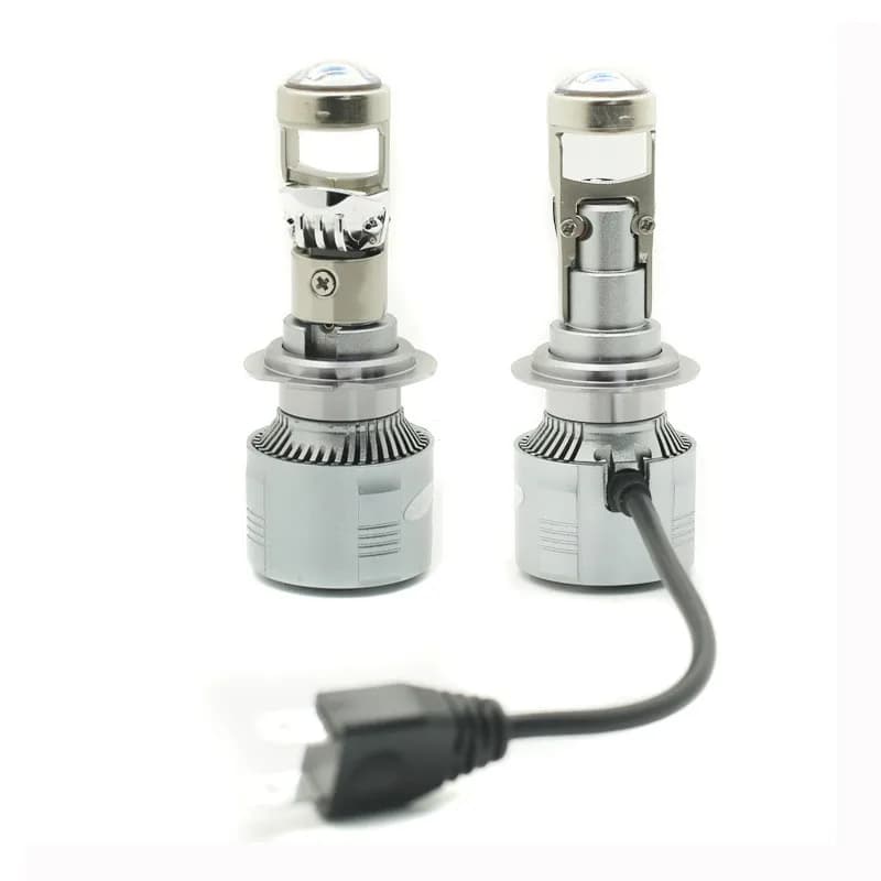 2PCS/1PCS Mini Lente 30000LM 100W LHD Led H4 Luci per auto Kit Lenti per proiettore Canbus Turbo Lampade per auto 12V 24V Per Auto Moto