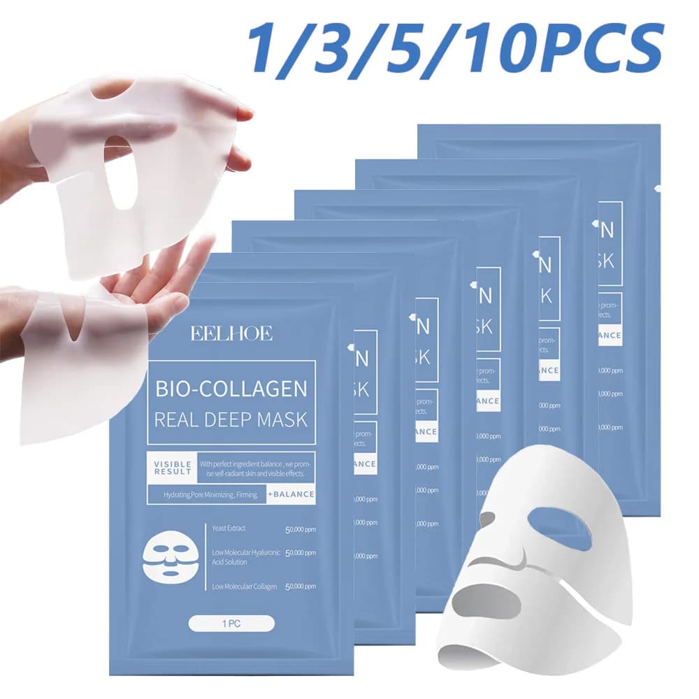 4 Pz/box Mask To Collagen Hydrating Set To Clear Skin Anti-Aging Skin Feeding Skin Care Daily Skin Care