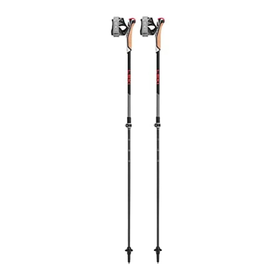 Bastoncini da Trekking Leggeri Regolabili in Alluminio Instructor Lite per Escursionismo e Nordic Walking