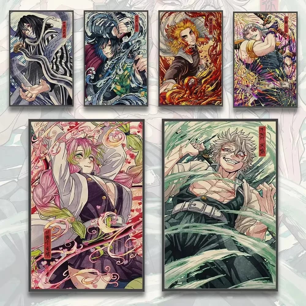 Diamond Painting Animal Characters Demon Slayer Diamond Mosaic Handmade Art Exquisite Creative Gift Home Decoration