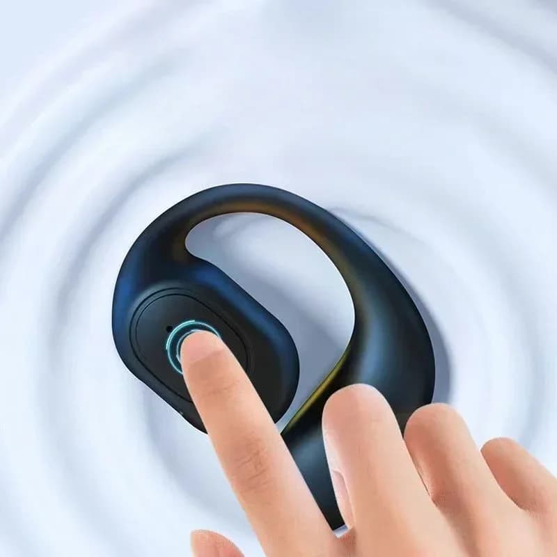 Bluetooth headset wireless ear left ear Digital display Ultra long headset Standby with noise cancellation Headset for HD calls