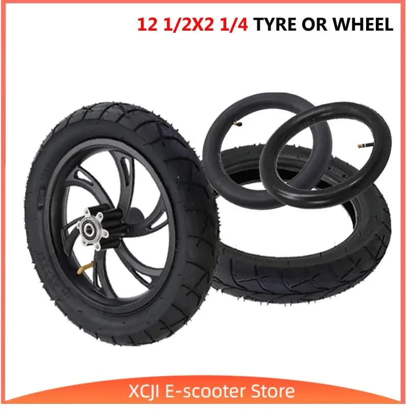 Pneumatici o ruote esterne premium da 12 1/2x2 1/4 o ruote da 12 pollici per monopattini elettrici, biciclette elettriche, passeggini