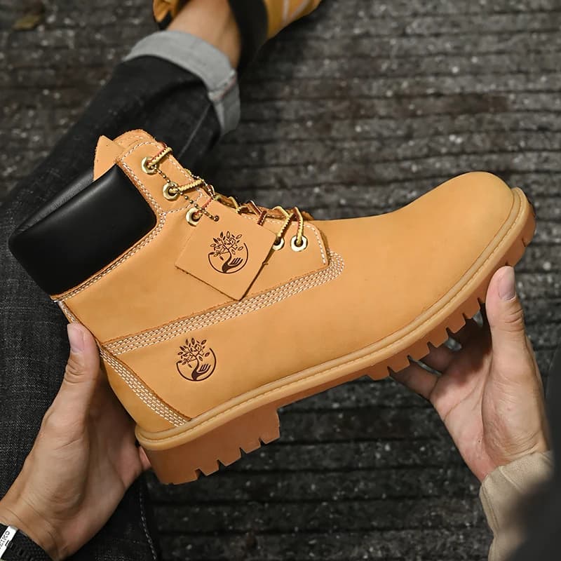 Stivali alti Scarpe da trekking Uomo Scarpe da esterno antiscivolo Uomo Stringate Comode sneakers casual morbide e traspiranti Scarpe da uomo