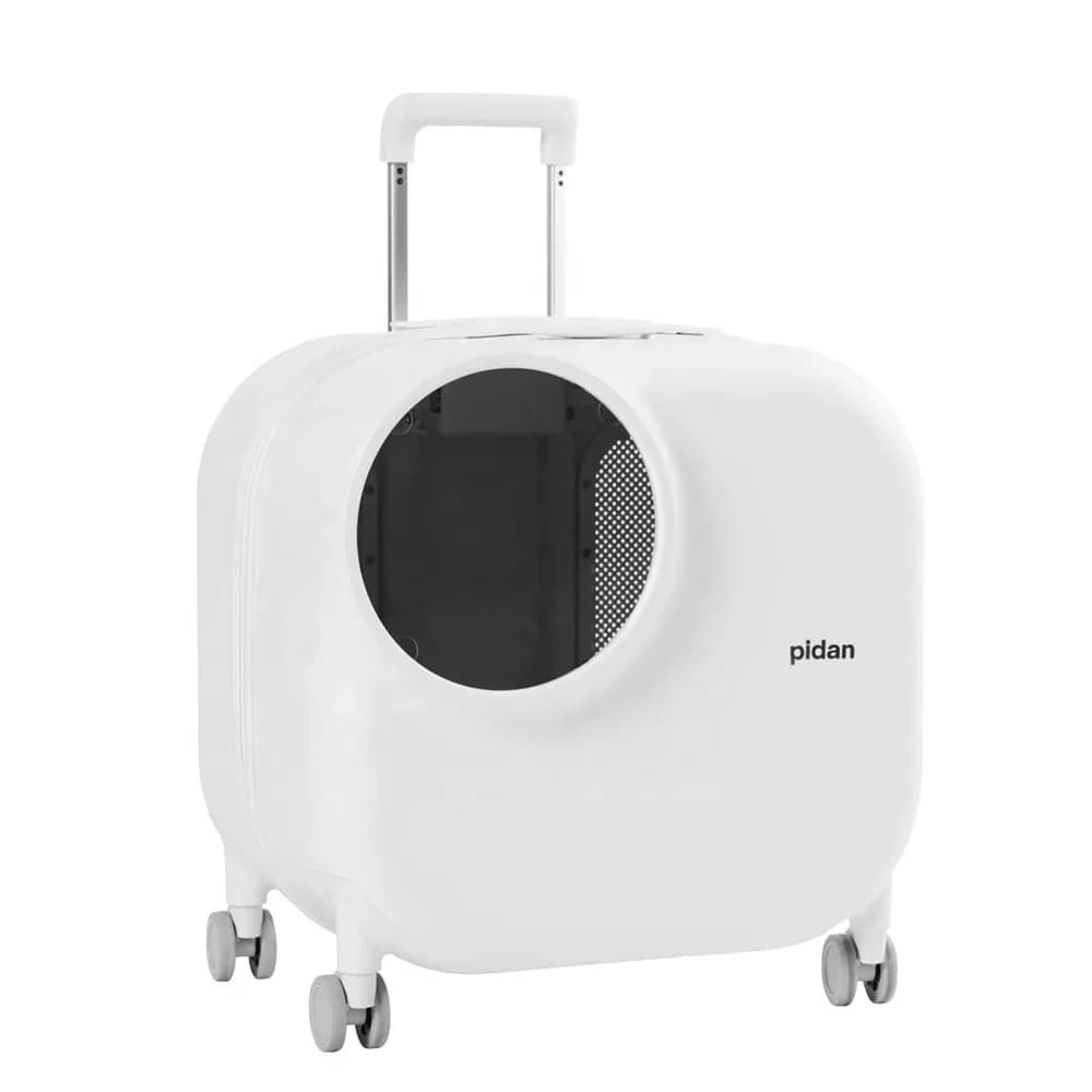 Pidan Trolley per animali domestici con ruote di grandi dimensioni, con luce LED e sistema di ventilazione