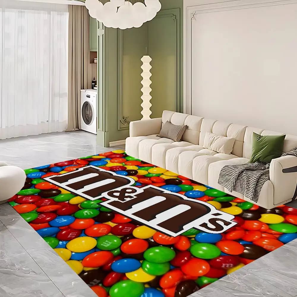M-Ms C-Chocolate Nordic style kitchen mat for bedroom, living room, balcony, non-slip, welcome carpet