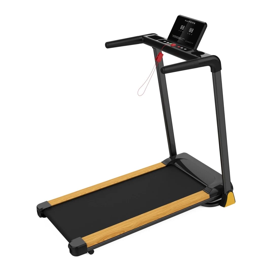 3.5HP Quiet Foldable Electric Treadmill, Large Running Belt with LED Display for Home Gym