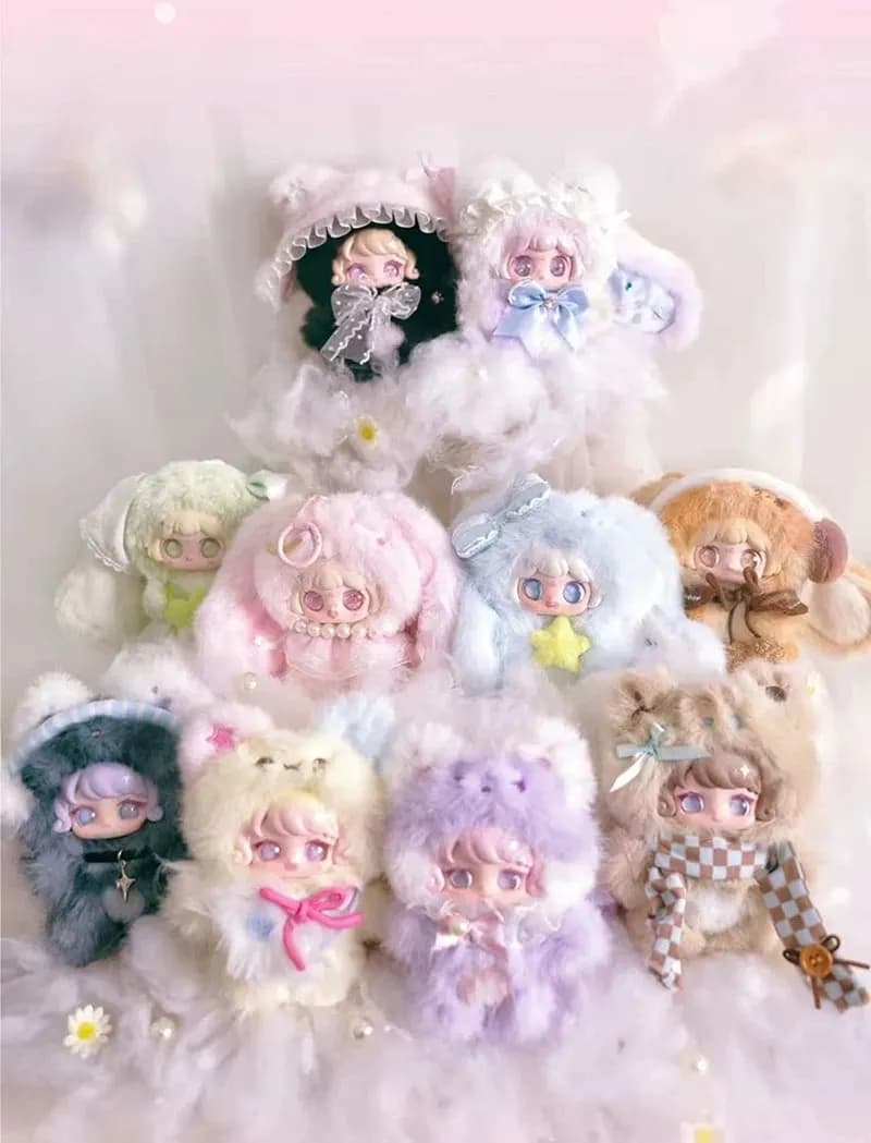 Autentiche Bambole di Peluche Fatte a Mano Tutu Kunmi Blind Box - Tu Stai Ancora Brillando - Adorabili Ornamenti Femminili - Giocattoli per Ragazze - Regalo e Decorazione da Tavolo