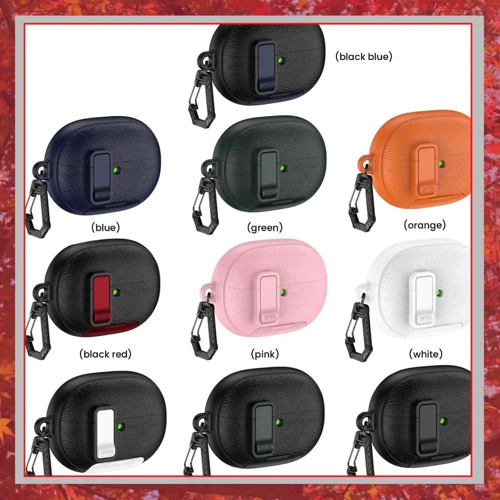 Custodia Protettiva per Cuffie Huawei FreeBuds Pro 5 con Supporto Telefono e Blocco, Anti-Graffio, Antipolvere