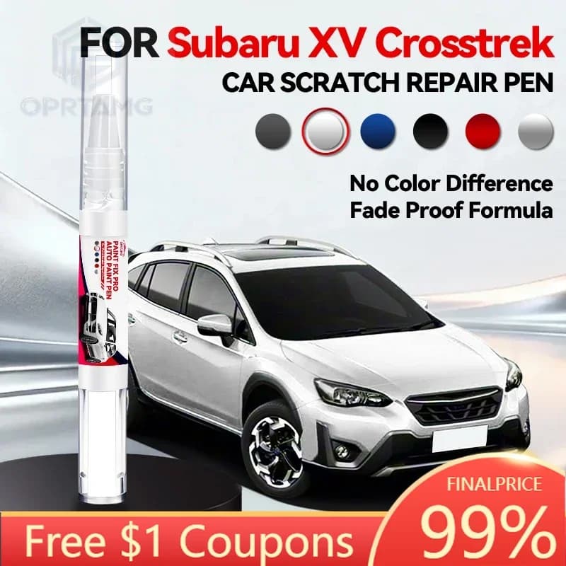 Purpose Vehicle Paint Repair Pen Touch Up Scratch Remover DIY Auto Accessories For Subaru XV Crosstrek 1990-2025 GP GT Black Whi