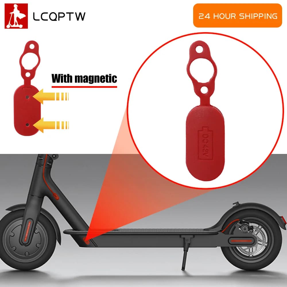 Copertura Impermeabile per Porta di Ricarica, Tappo Antipolvere in Gomma per Monopattino Elettrico Xiaomi M365 Pro 1S Pro2