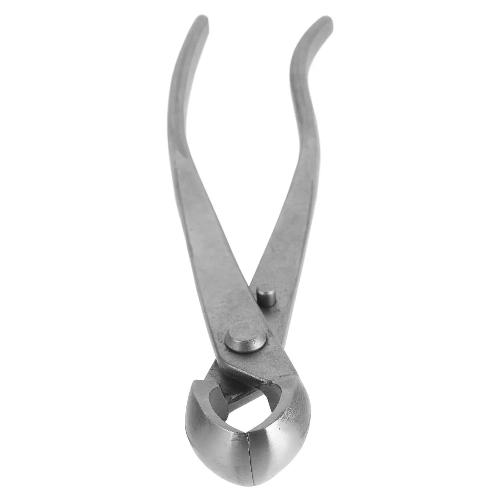Carbon Steel Hedge Shears for Bonsai Shaping Concave Pruners Bending Tool Plier Cable Puller Garden Trimming Topiary Shears
