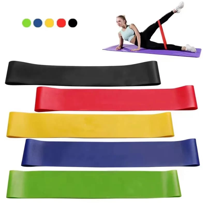 1/5/10/15pcs Resistance band for fitness Elastic yoga band Elongation band Sitting lift Back opening Leg Exercise instrument